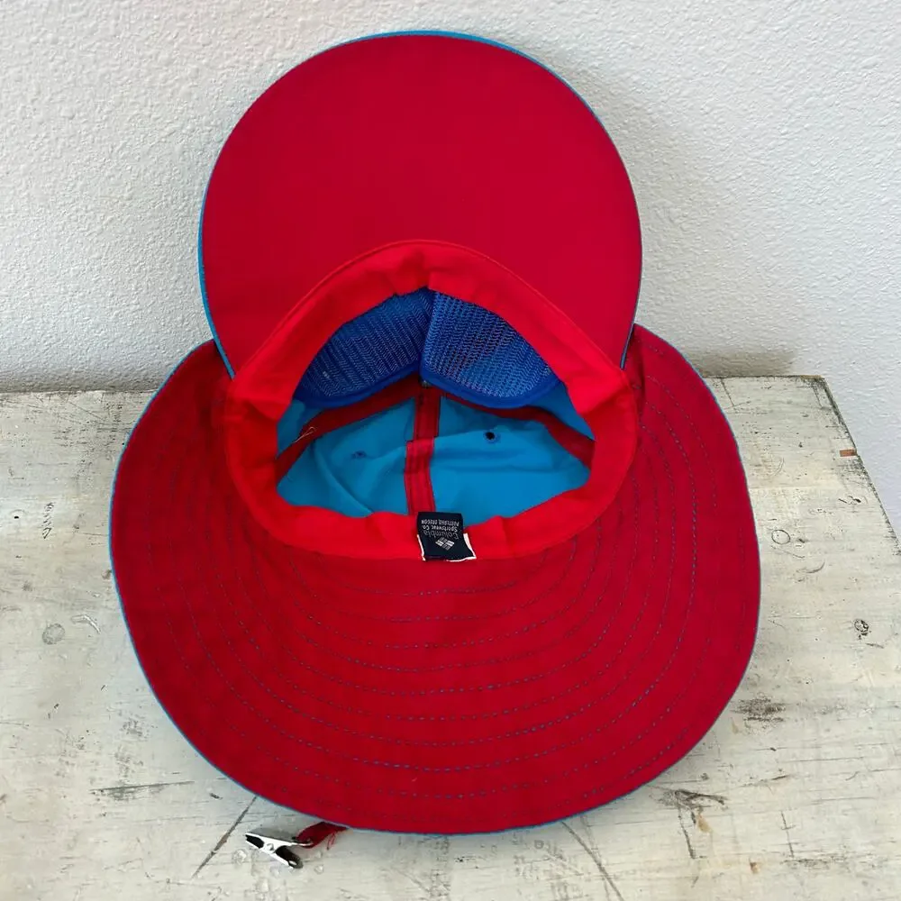 Columbia Wide Brim Sun Hat Outdoor Hiking Fishing Hat sun guard neck flap XL